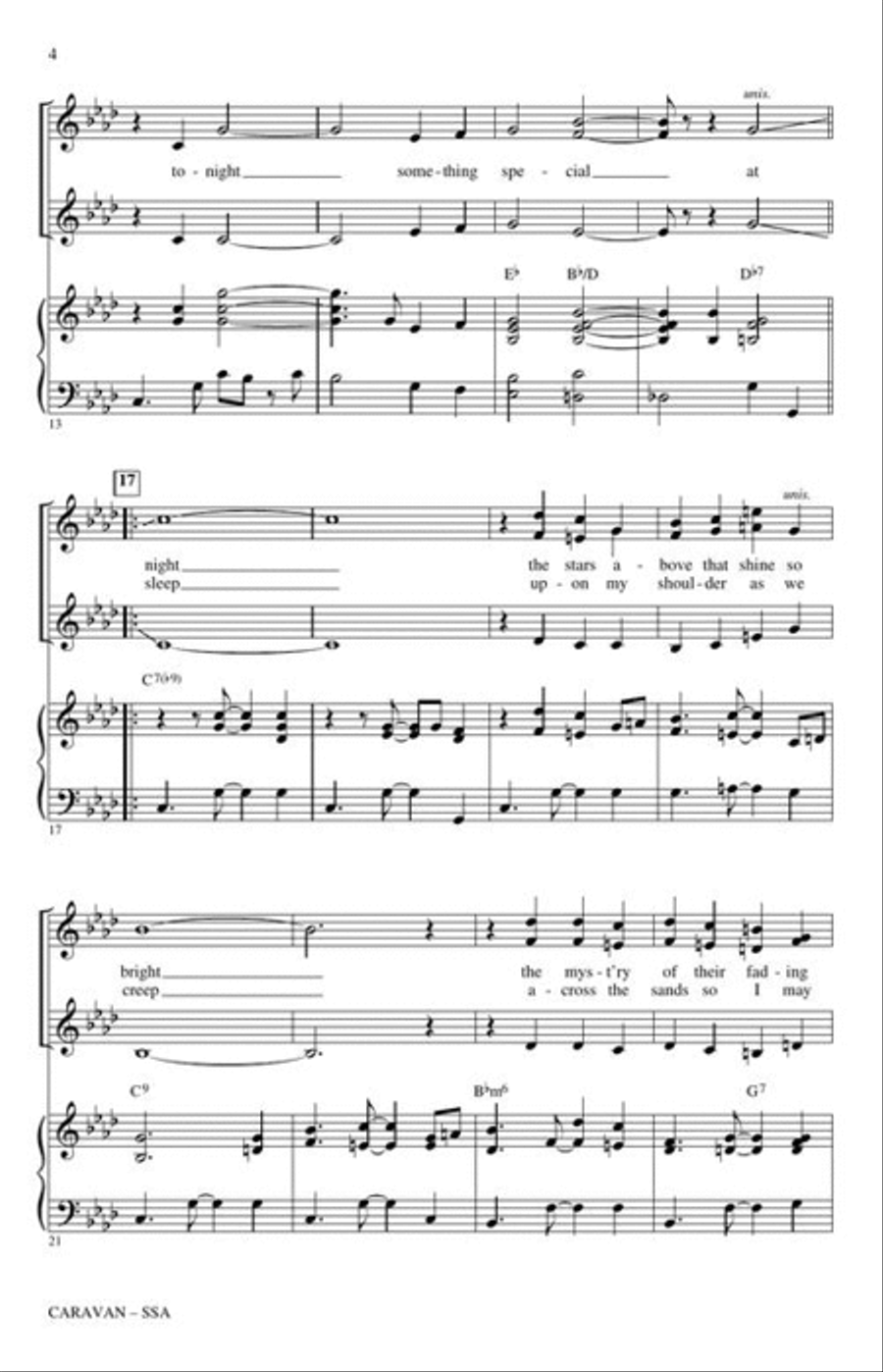 Caravan Caravan SSA scores gallery preview page 5