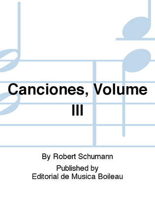 Canciones, Volume III