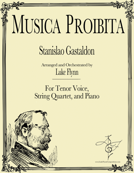 Musica Proibita for Tenor Voice, String Quartet, and Piano image number null