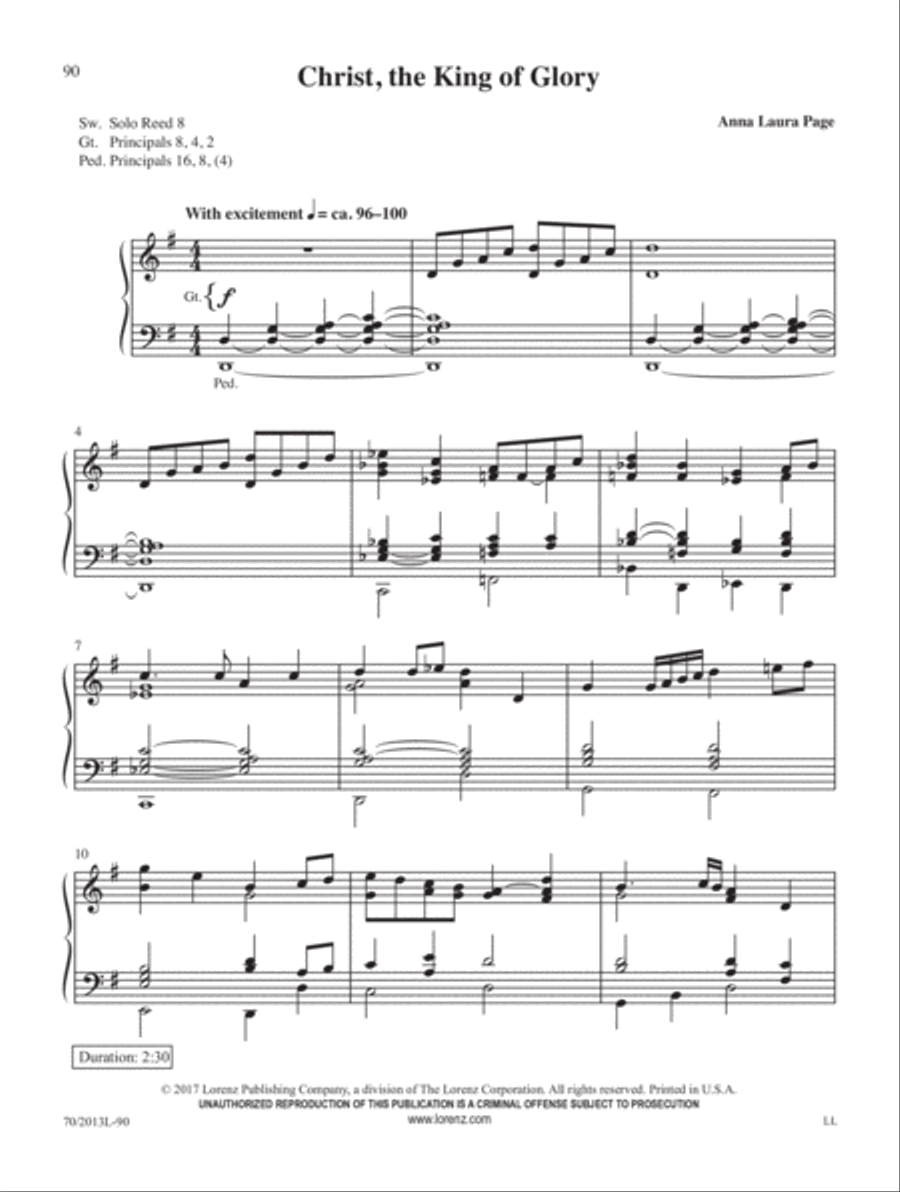 The Complete Organist, Vol. 2 Organ Solo scores gallery preview page 32