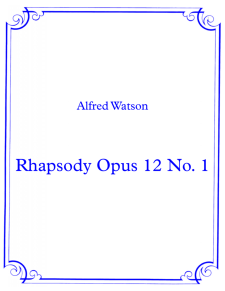 Rhapsody Opus 12 No. 1 image number null