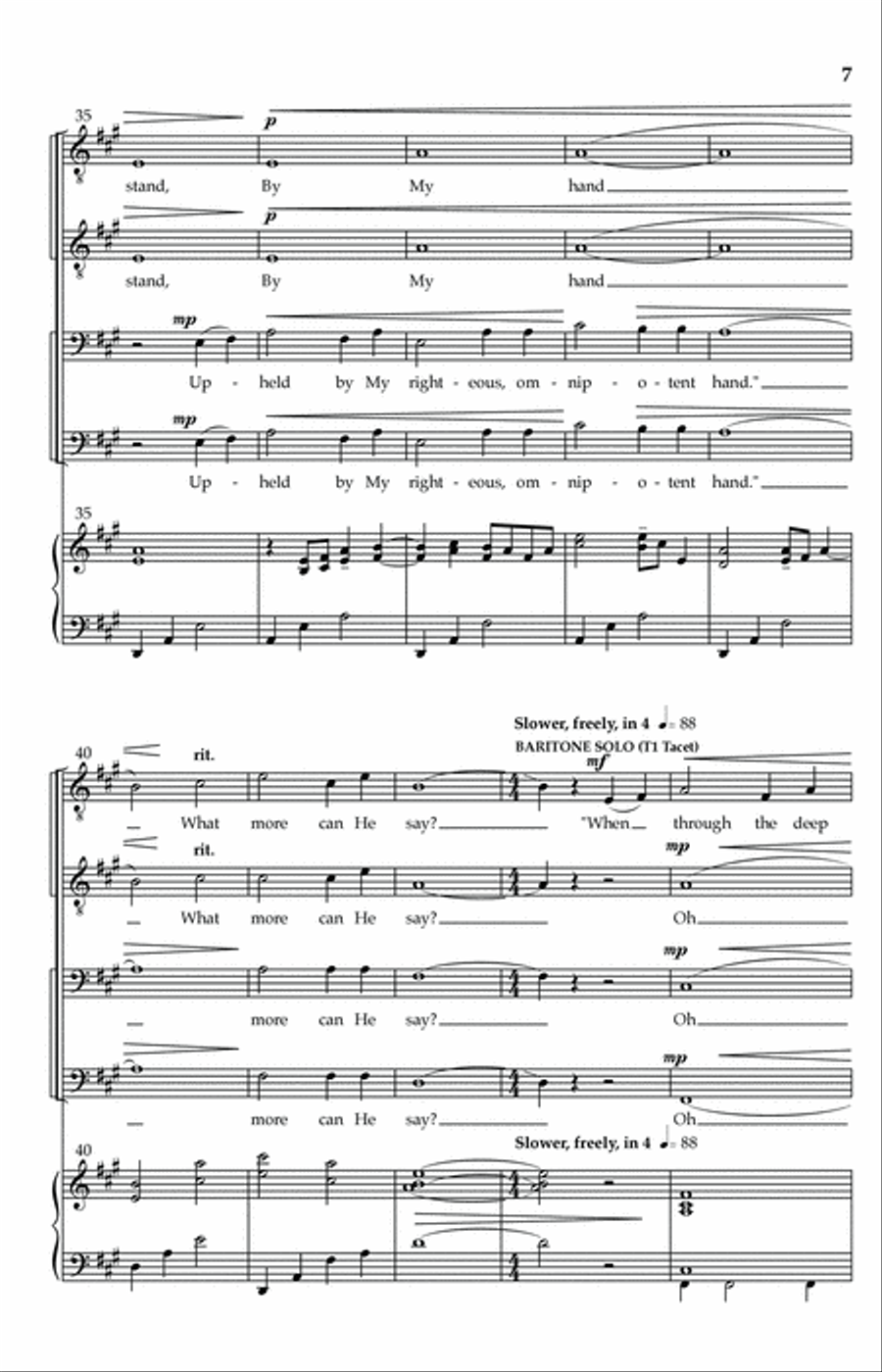 How Firm A Foundation TTBB scores gallery preview page 5