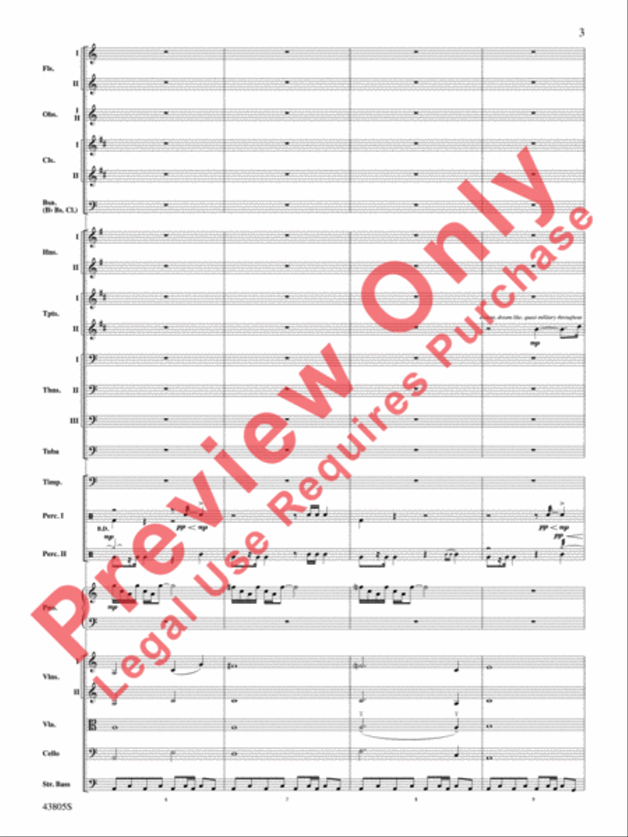 House of Cards (Theme) Full Orchestra scores gallery preview page 4