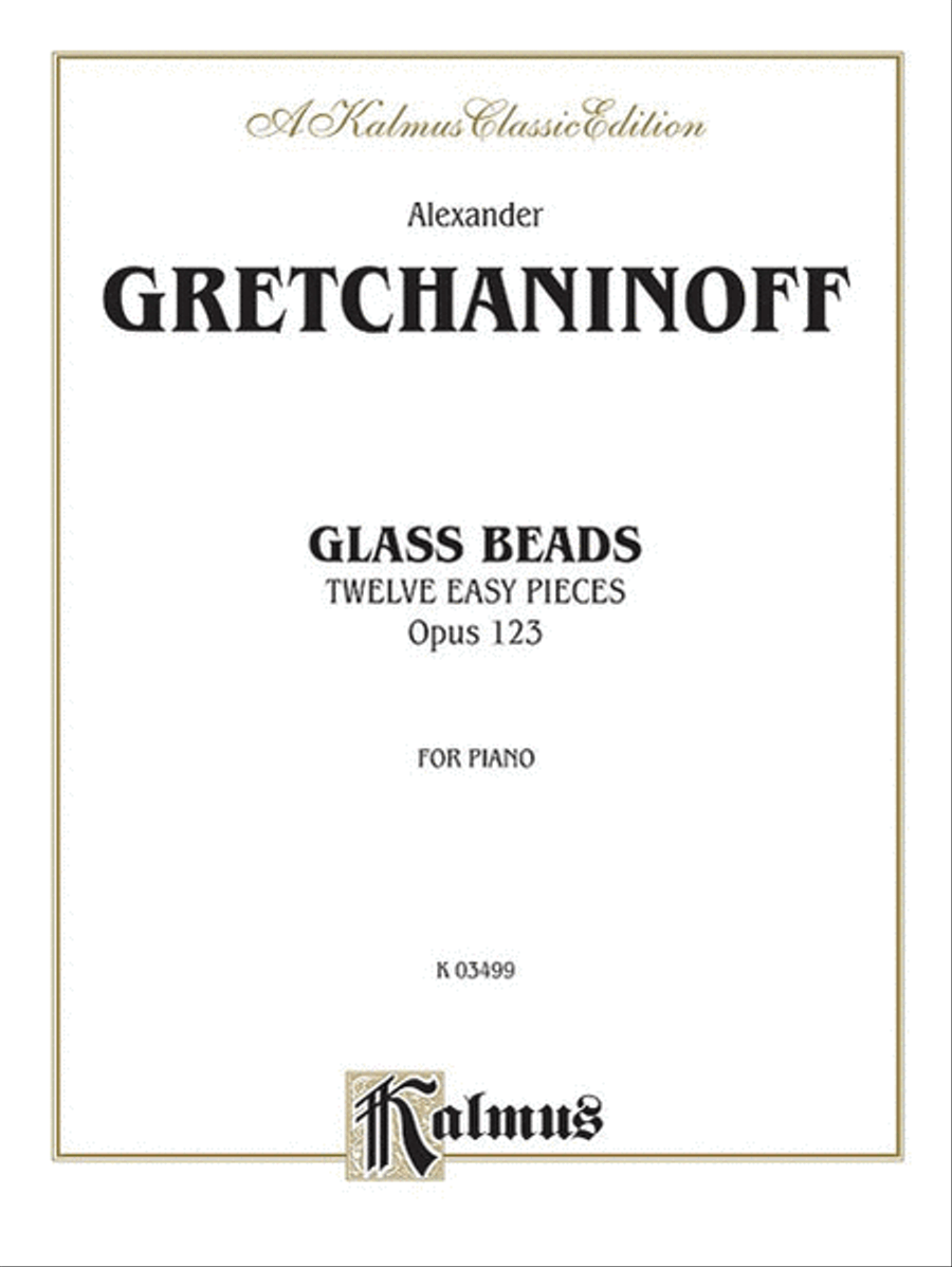 Glass Beads, Op. 123 Small Ensemble scores gallery preview page 1