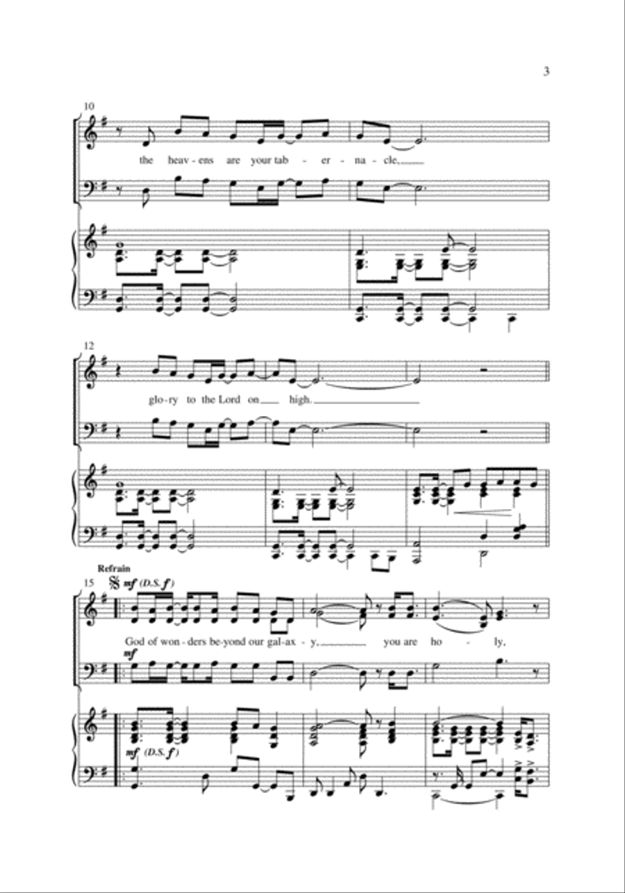 Easy Choir, Vol. 7 Easy Choir, Vol. 7 3-Part scores gallery preview page 3