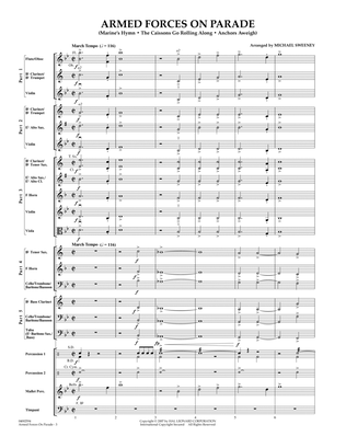 Armed Forces on Parade - Conductor Score (Full Score)