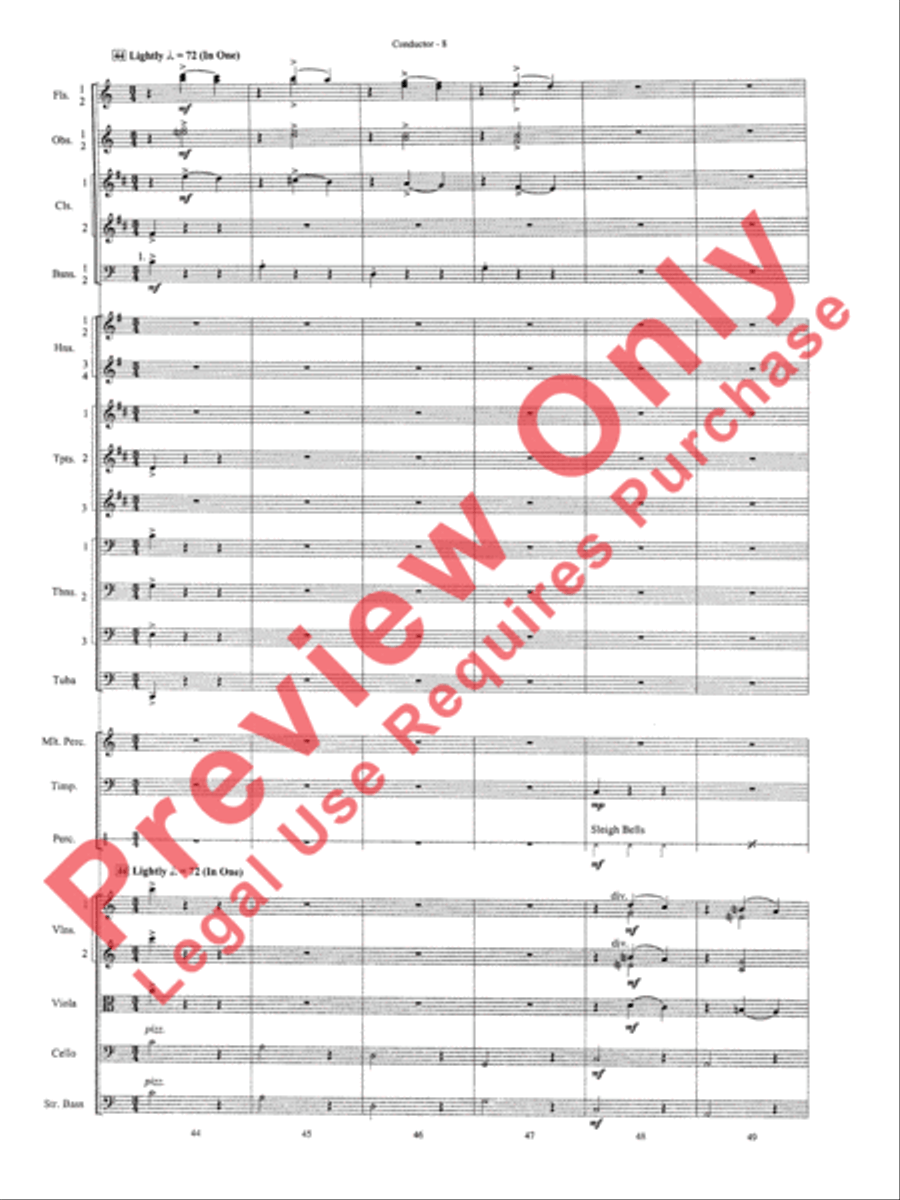 Have Yourself a Merry Little Christmas Full Orchestra scores gallery preview page 10