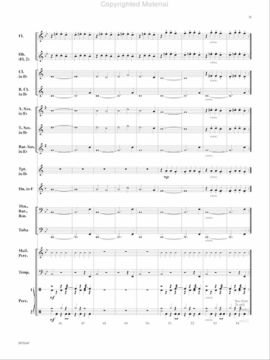 Santa's Noisy Workshop Concert Band scores gallery preview page 10