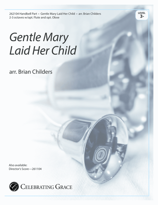Gentle Mary Laid Her Child Handbell Part (Digital Download)