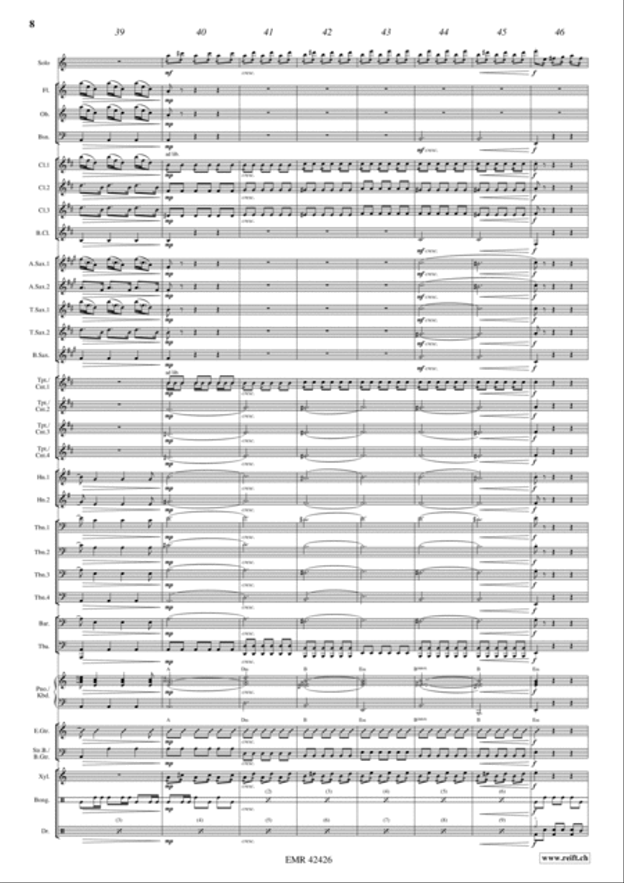 Storm Storm Concert Band scores gallery preview page 8