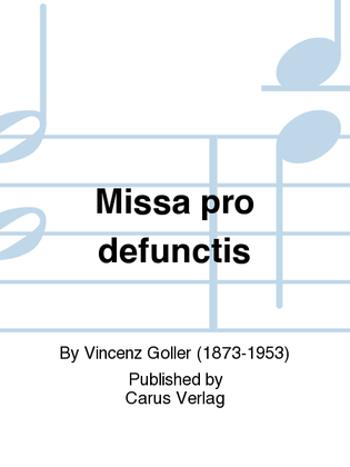 Book cover for Missa pro defunctis