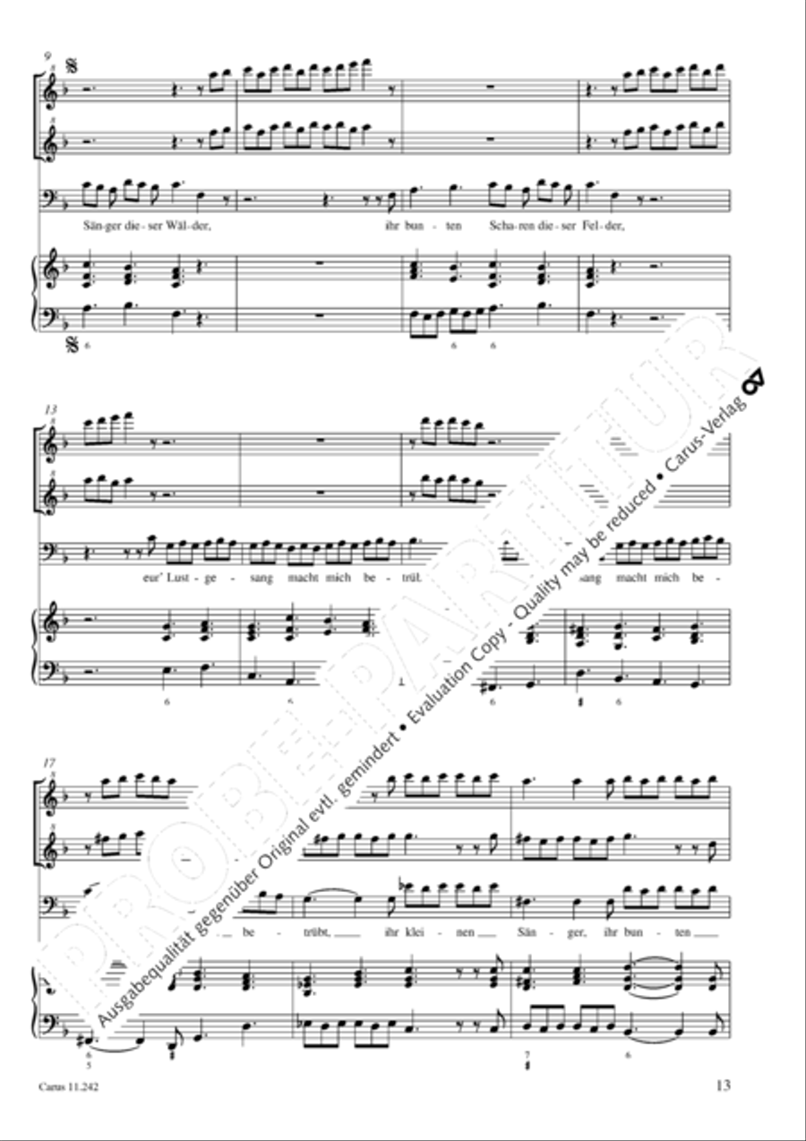 Flauto e voce IX Recorder scores gallery preview page 14
