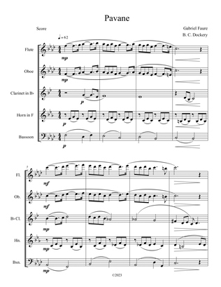 Pavane (Woodwind Quintet)