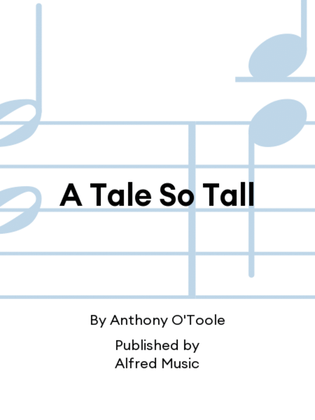 Book cover for A Tale So Tall