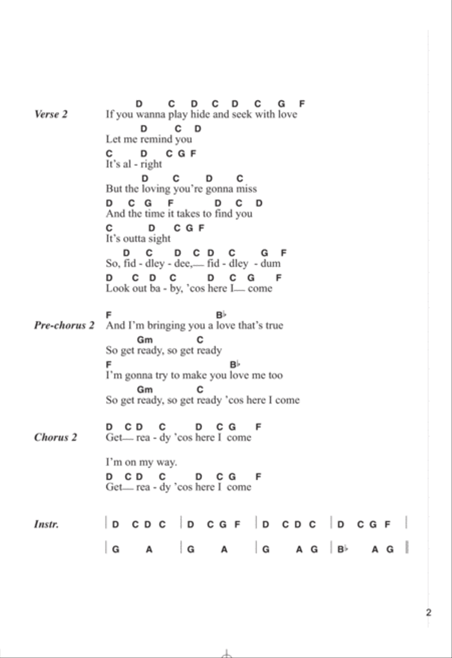 Get Ready Get Ready Guitar scores gallery preview page 2
