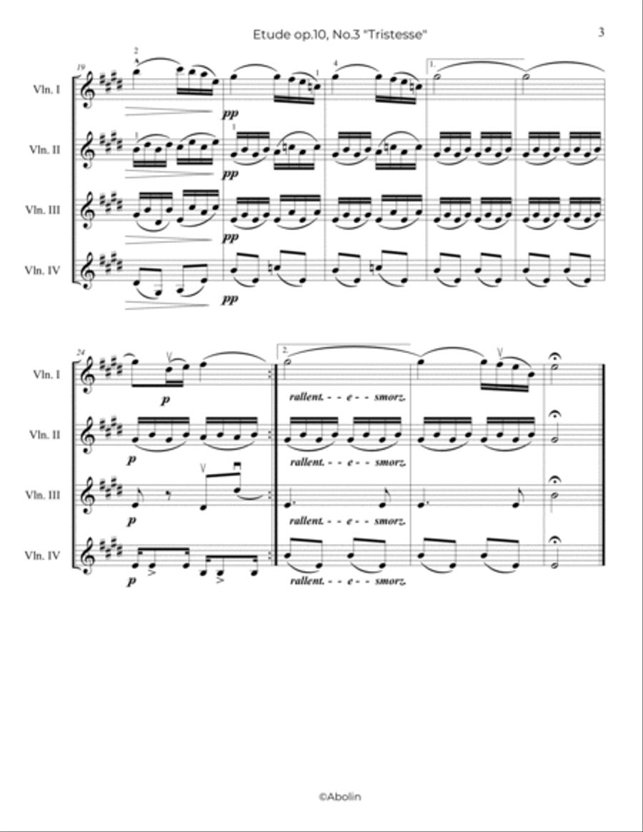 Chopin: Etude Op.10, No.3 