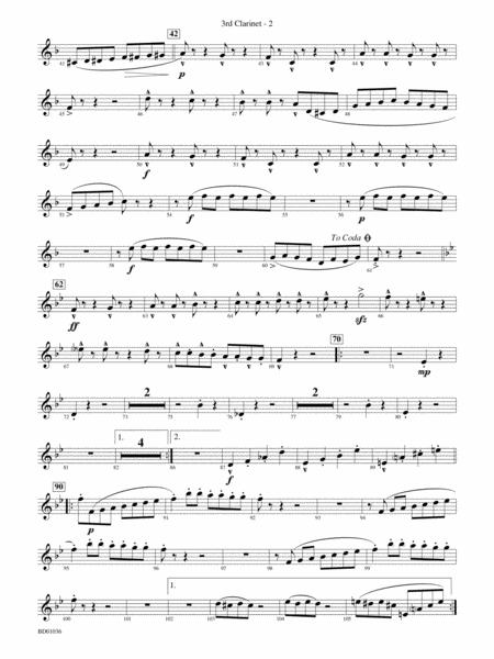 Fiddle-Faddle: 3rd B-flat Clarinet
