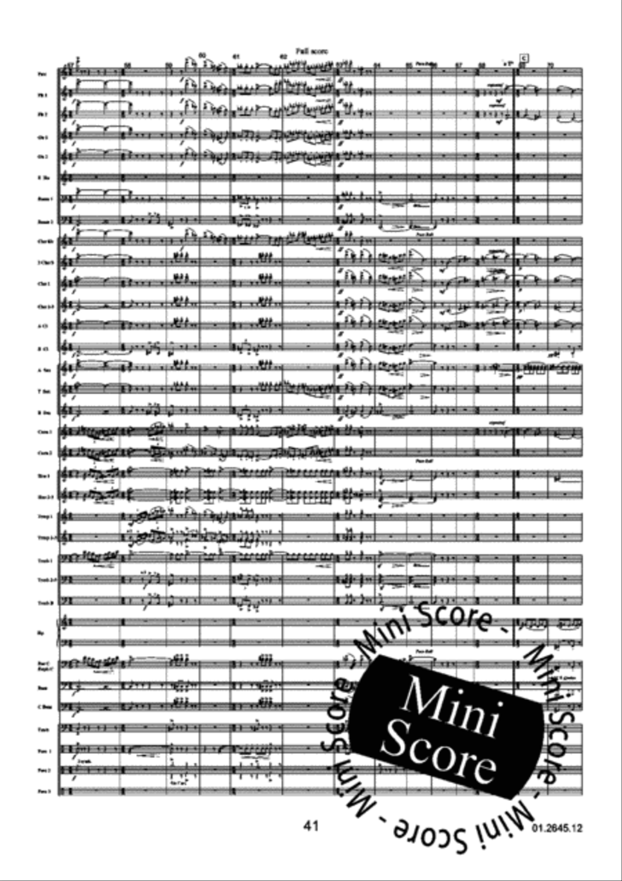 Symphony No. 4 Symphony No. 4 Concert Band scores gallery preview page 45