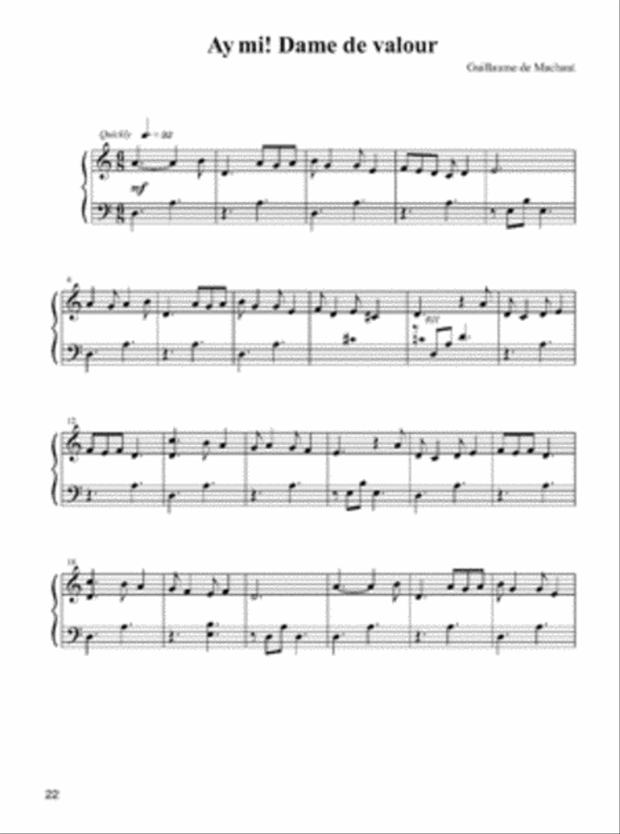 Medieval and Renaissance Music for Folk Harp Pedal Harp scores gallery preview page 3