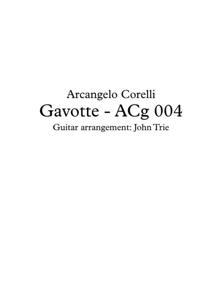 Gavotte - ACg004 tab image number null