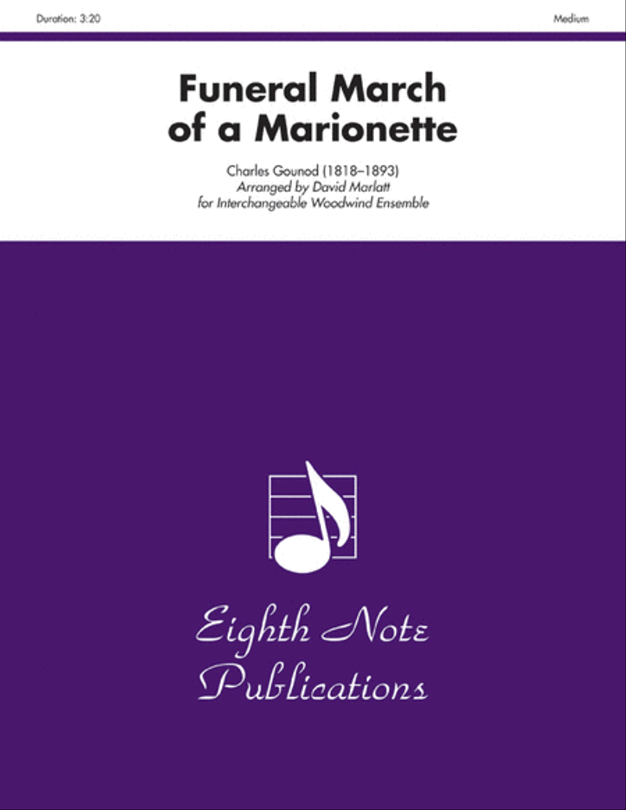 Funeral March of a Marionette Woodwind Ensemble scores gallery preview page 1
