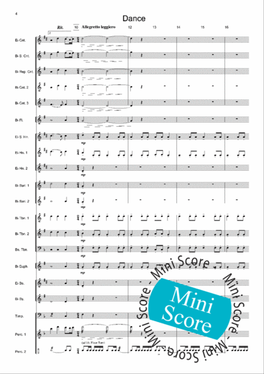 Fanfare, Dance and Choral Choir scores gallery preview page 8