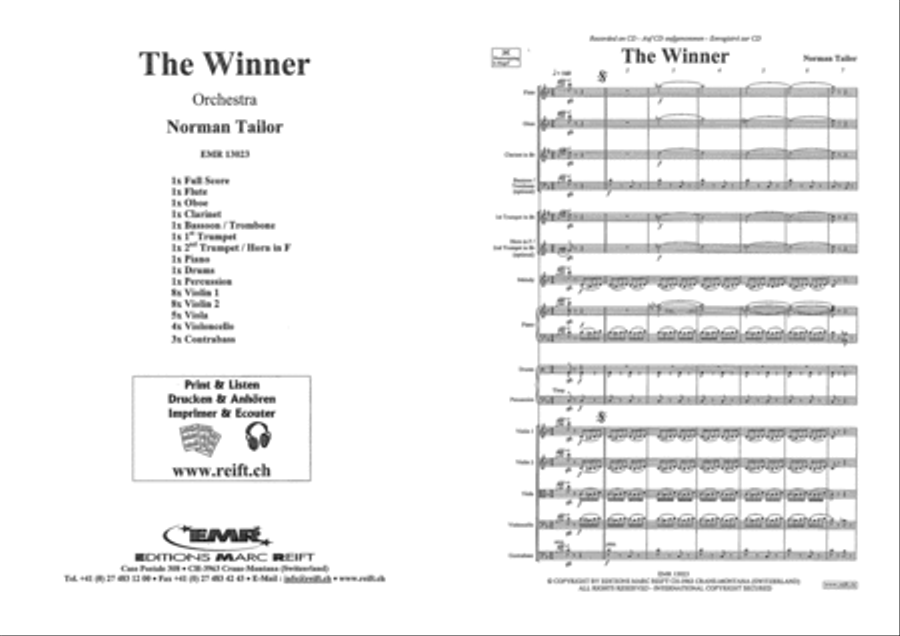 The Winner Orchestra scores gallery preview page 2