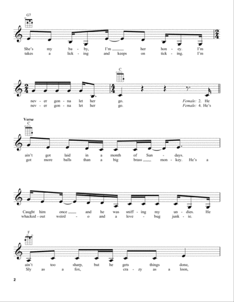 In Spite Of Ourselves by John Prine - Ukulele - Digital Sheet Music ...