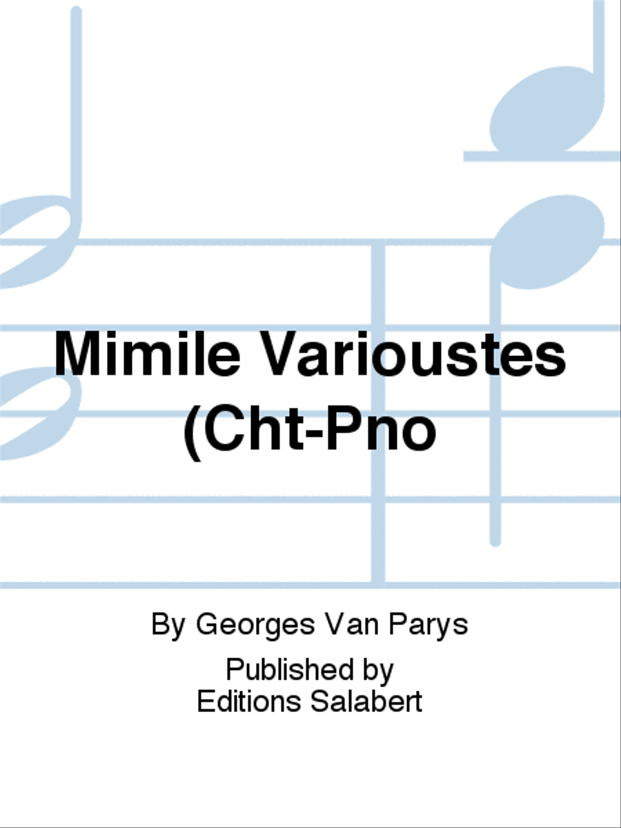 Mimile Varioustes (Cht-Pno