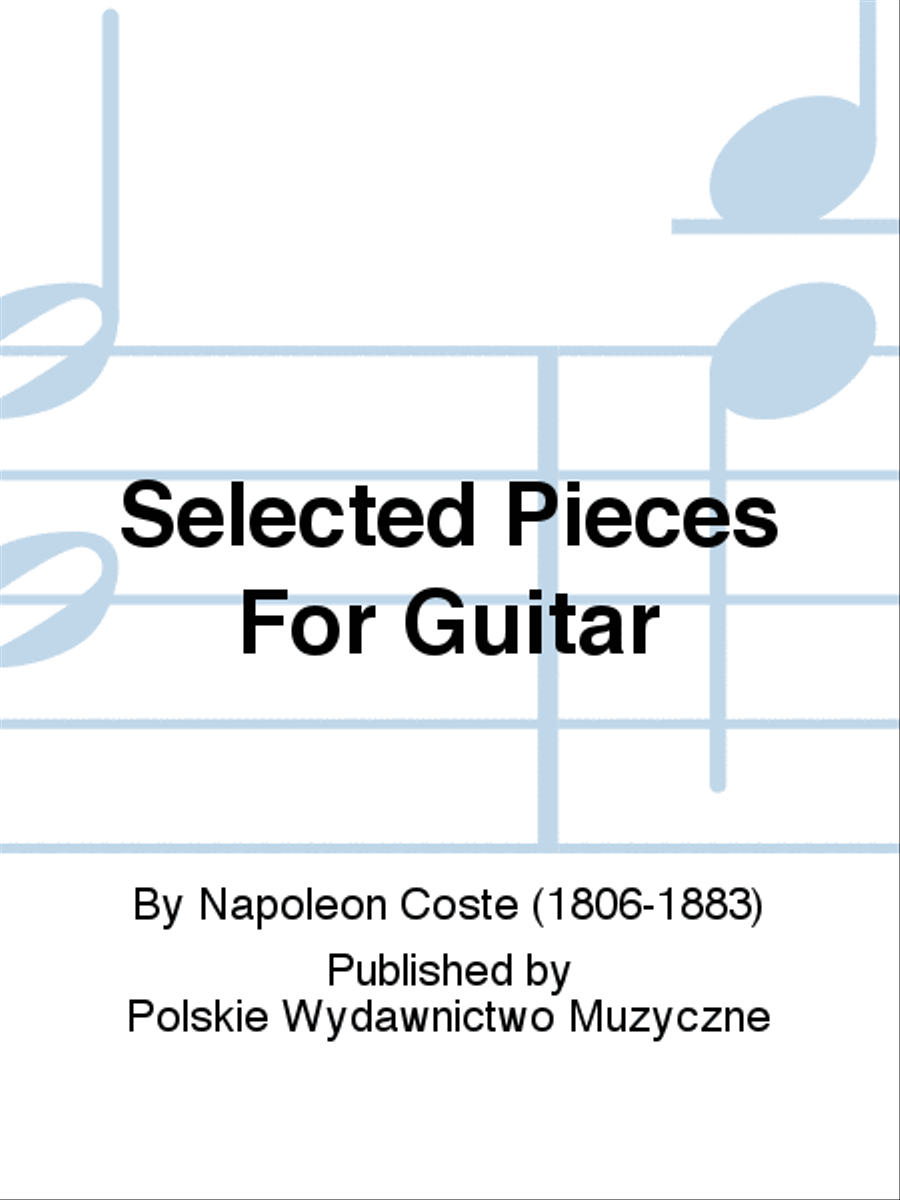 Selected Pieces For Guitar Acoustic Guitar scores gallery preview page 1