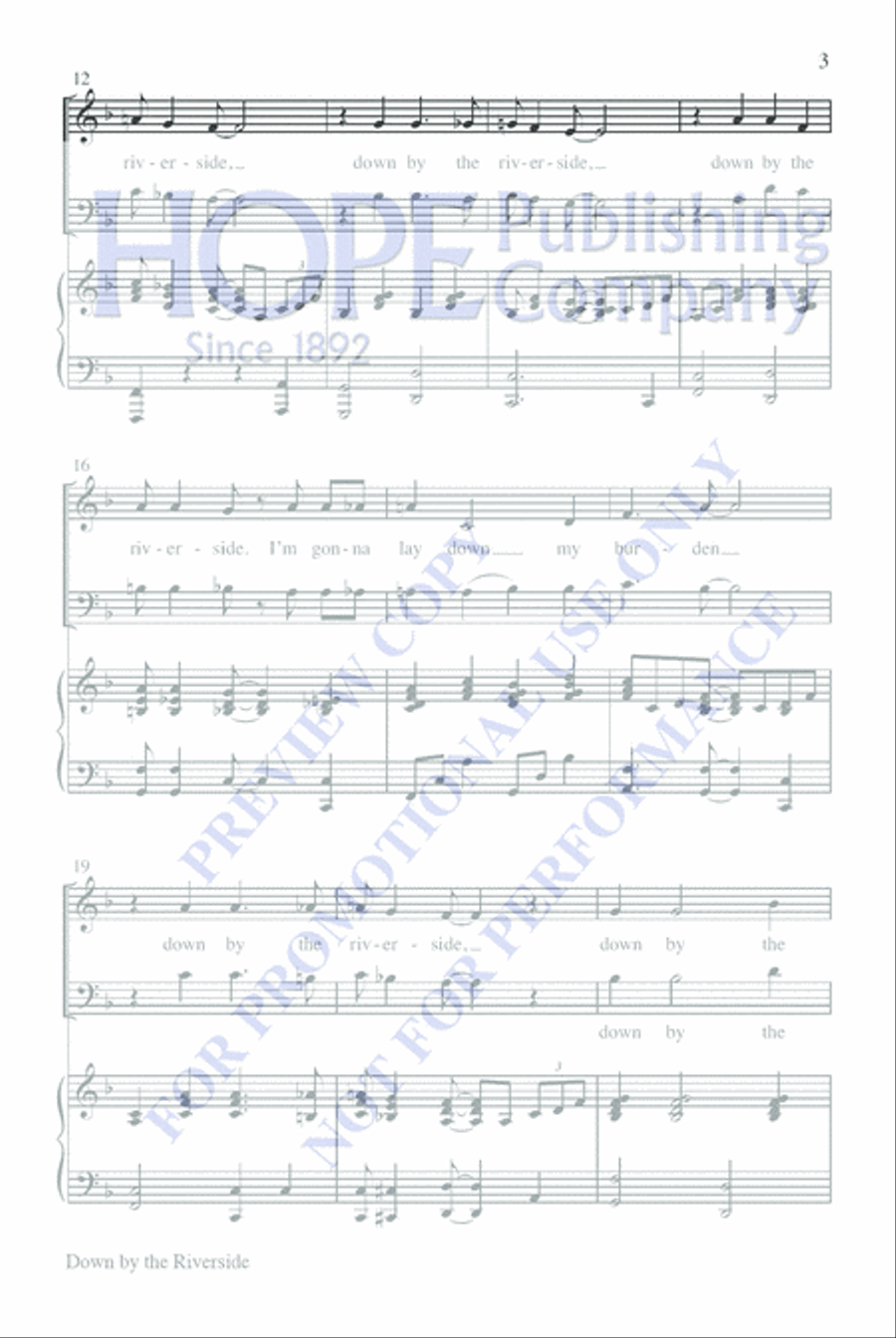Gospel Greats 3-Part scores gallery preview page 4