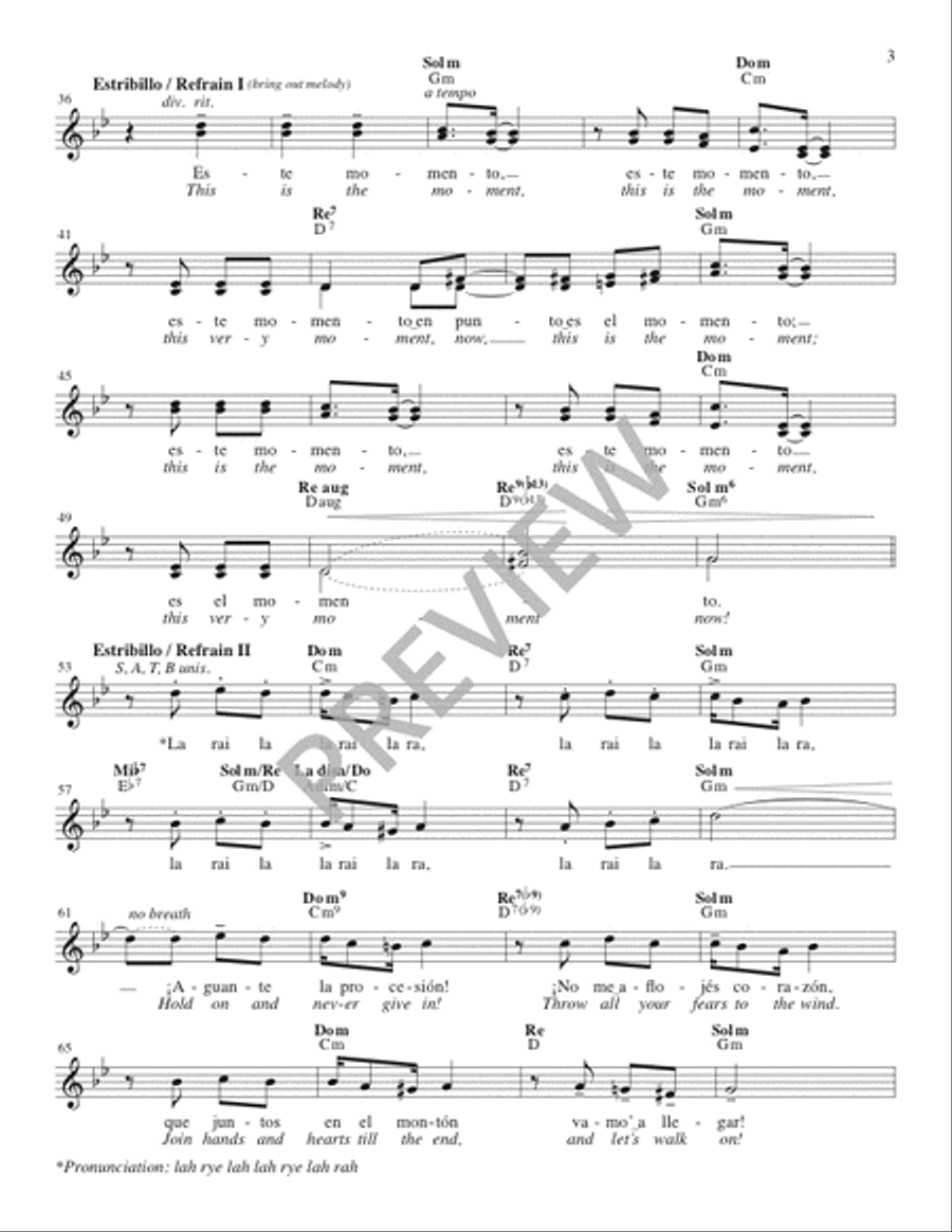 Este Momento en Punto / This Is the Moment - Guitar edition Guitar scores gallery preview page 3