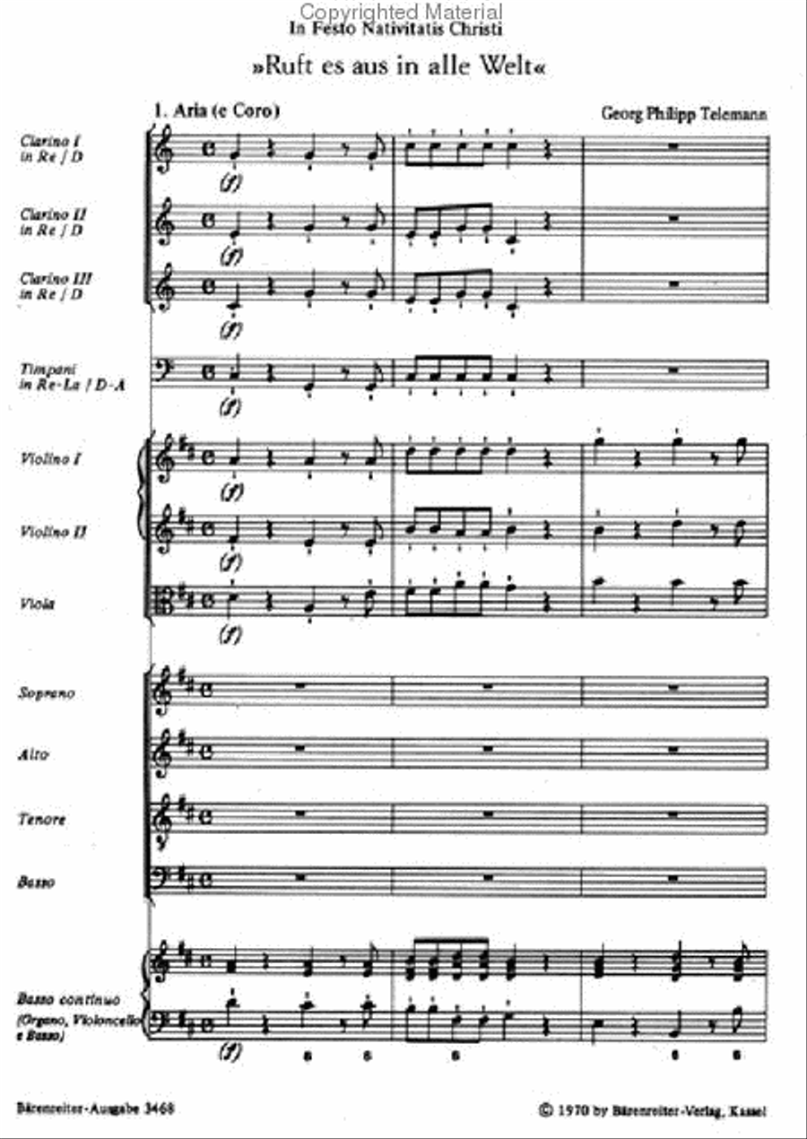 Ruft es aus in alle Welt Violin scores gallery preview page 2