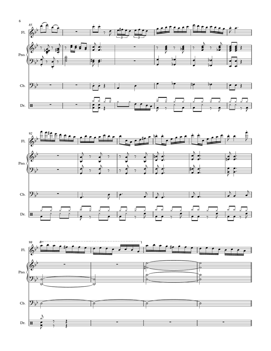 Longa Riad - Trio Jazz Ensemble scores gallery preview page 6
