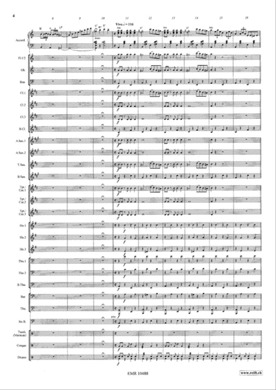 Tico Tico Tico Tico Concert Band scores gallery preview page 5