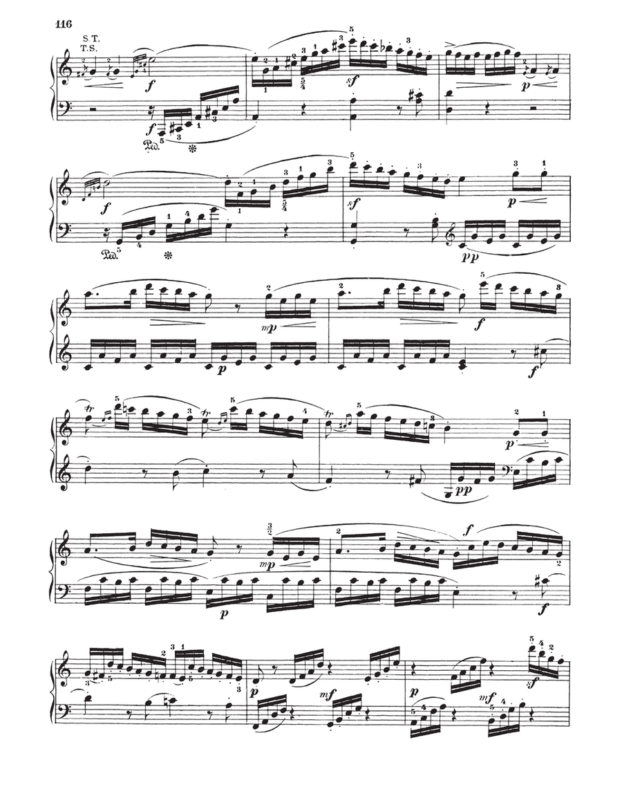 Sonata In C Major, K. 279 Piano Solo scores gallery preview page 5