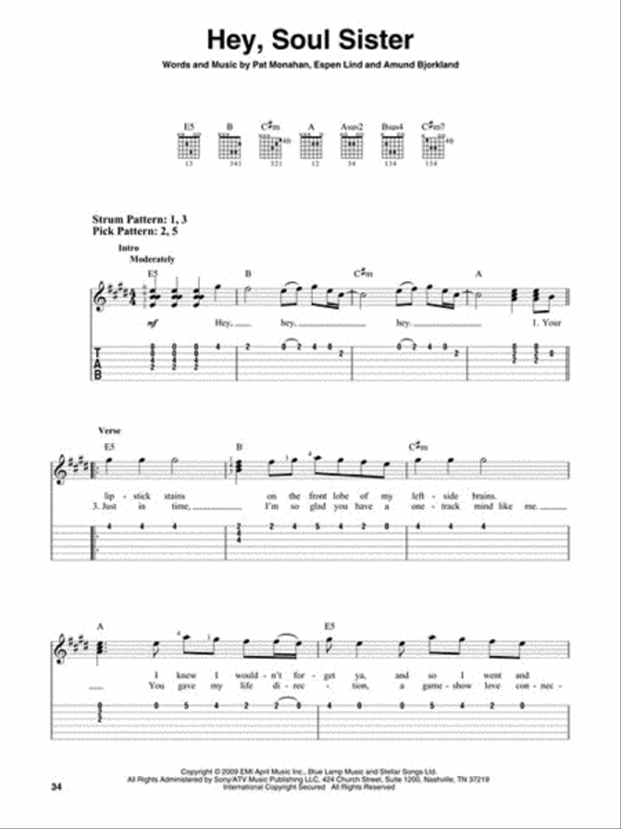Train Train Electric Guitar scores gallery preview page 6