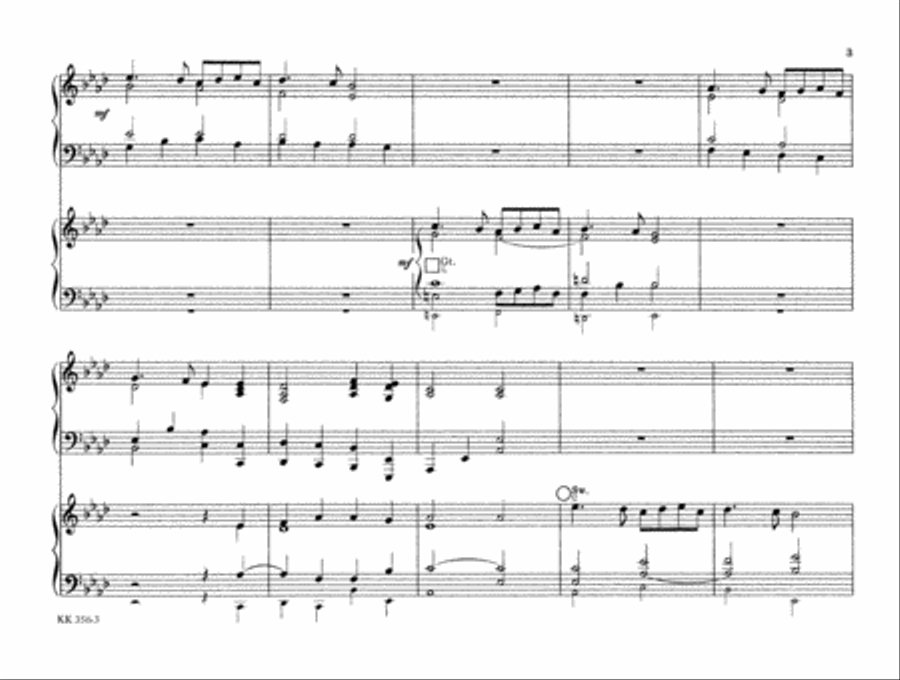 Christmas Duets for Organ and Piano, No. 4 Organ scores gallery preview page 3