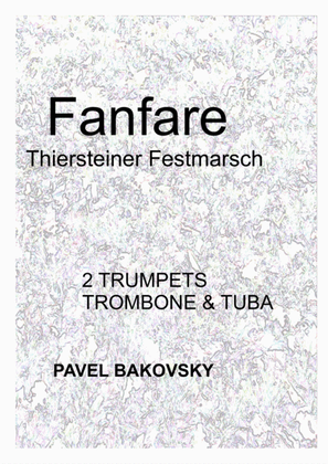 P. Bakovsky: Festival March (Thiersteiner Festmarsch) for 4 horns or brass quartet