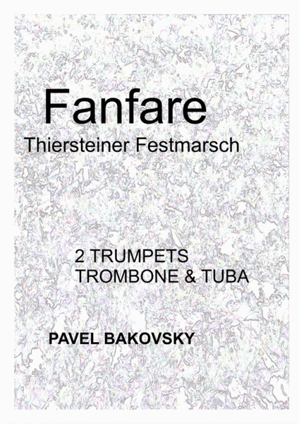 P. Bakovsky: Festival March (Thiersteiner Festmarsch) for 4 horns or brass quartet image number null