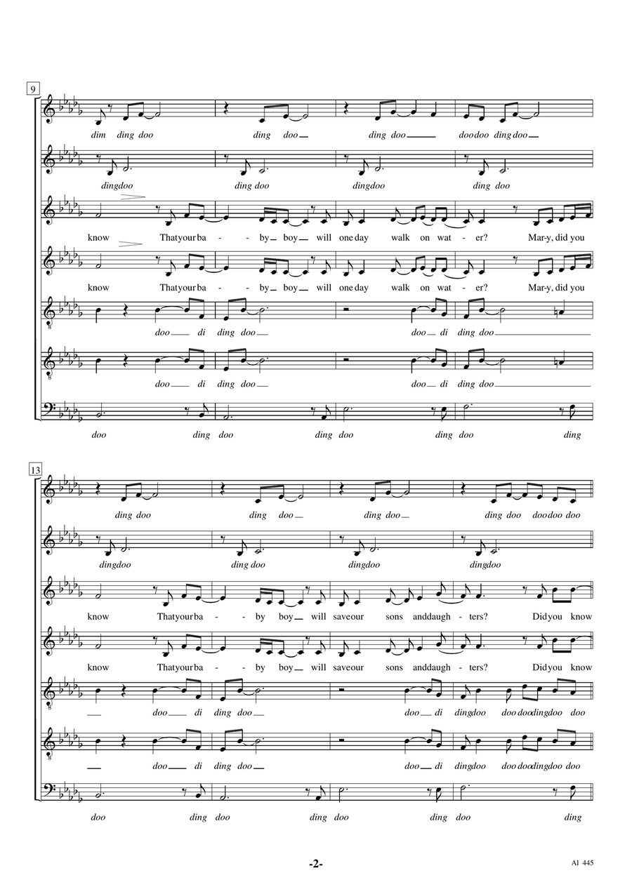 Mary, Did You Know? Mary, Did You Know? Divisi scores gallery preview page 2