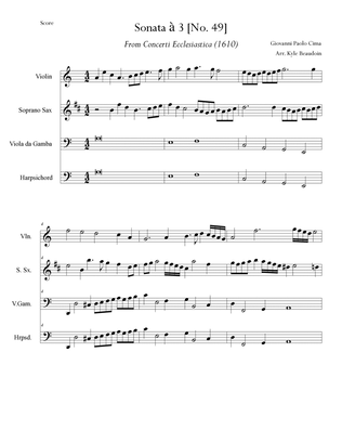 Sonata à 3 [No. 49]