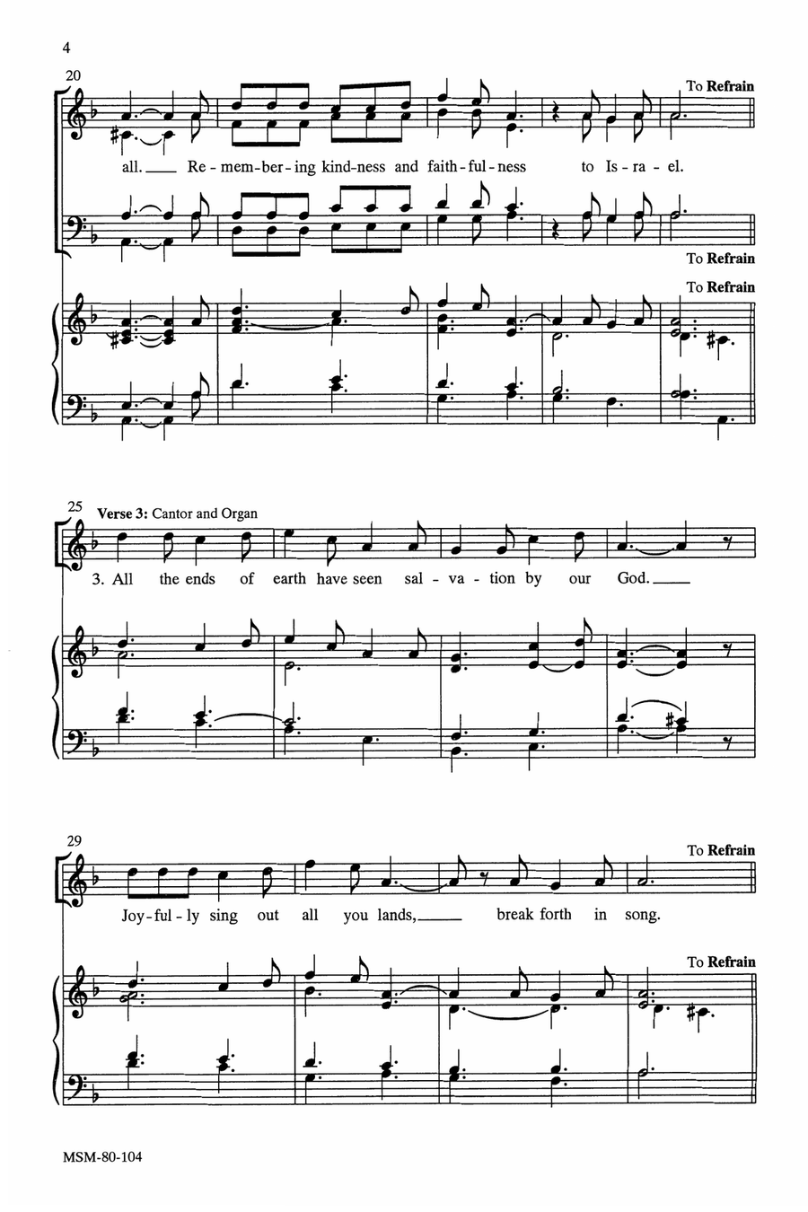 A Psalm for Christmas A Psalm for Christmas 4-Part scores gallery preview page 4
