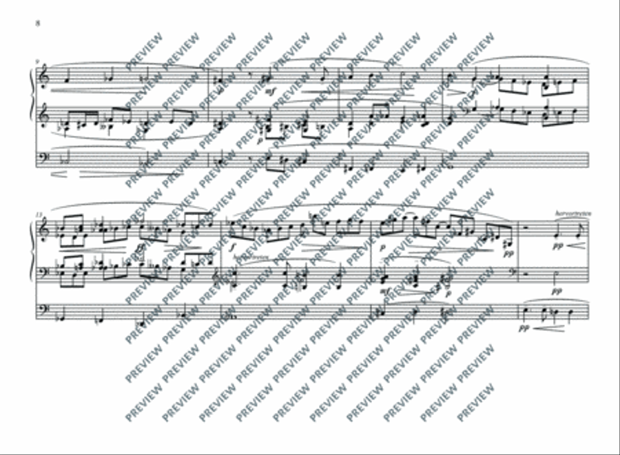 10 Choral Preludes 10 Choral Preludes Organ scores gallery preview page 11
