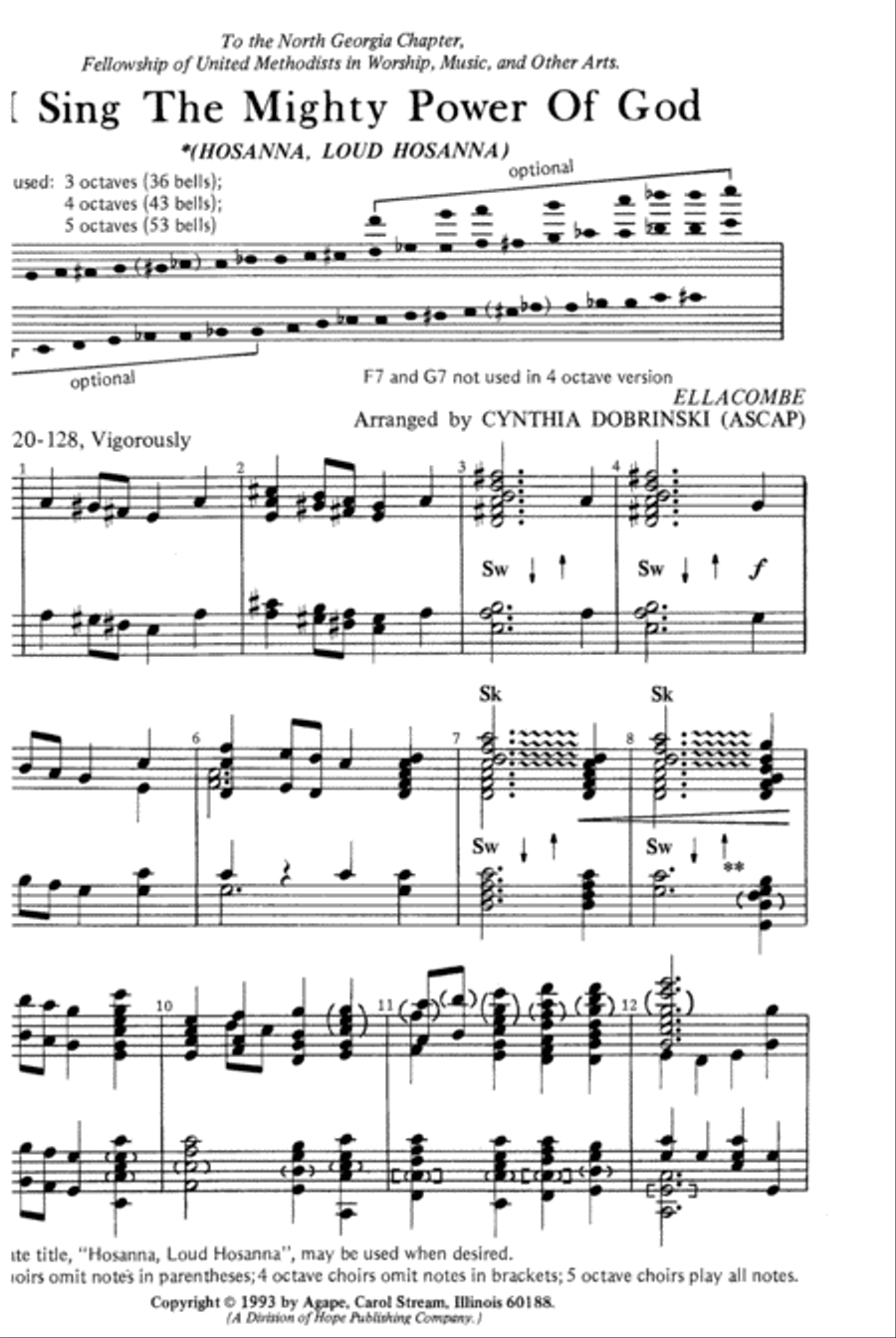 I Sing the Mighty Power of God 5-Octaves scores gallery preview page 9