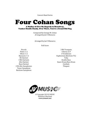 Book cover for Four Cohan Songs for Concert Band