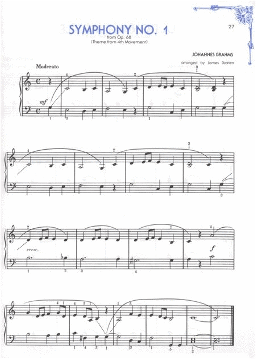 Classic Themes By the Masters Piano Method scores gallery preview page 3
