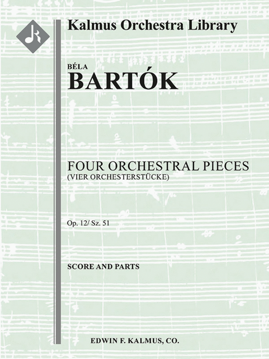 Four Orchestral Pieces, Op. 12 (Sz. 51)