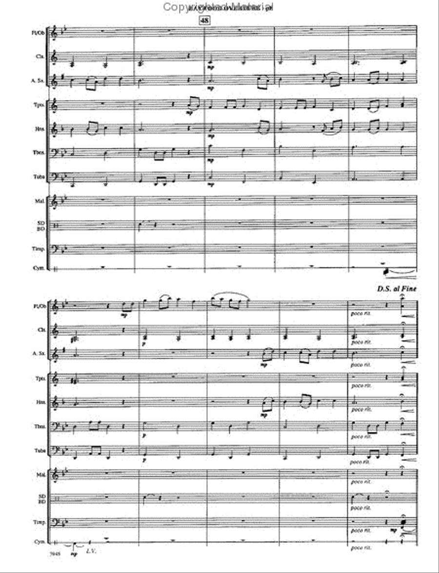 Baywood Overture Concert Band scores gallery preview page 7
