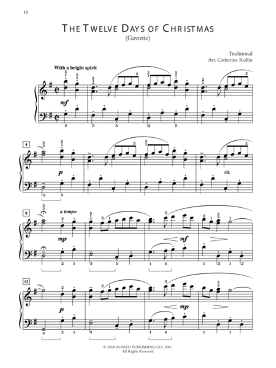 Dances for Christmas, Book 2 Piano Solo scores gallery preview page 3